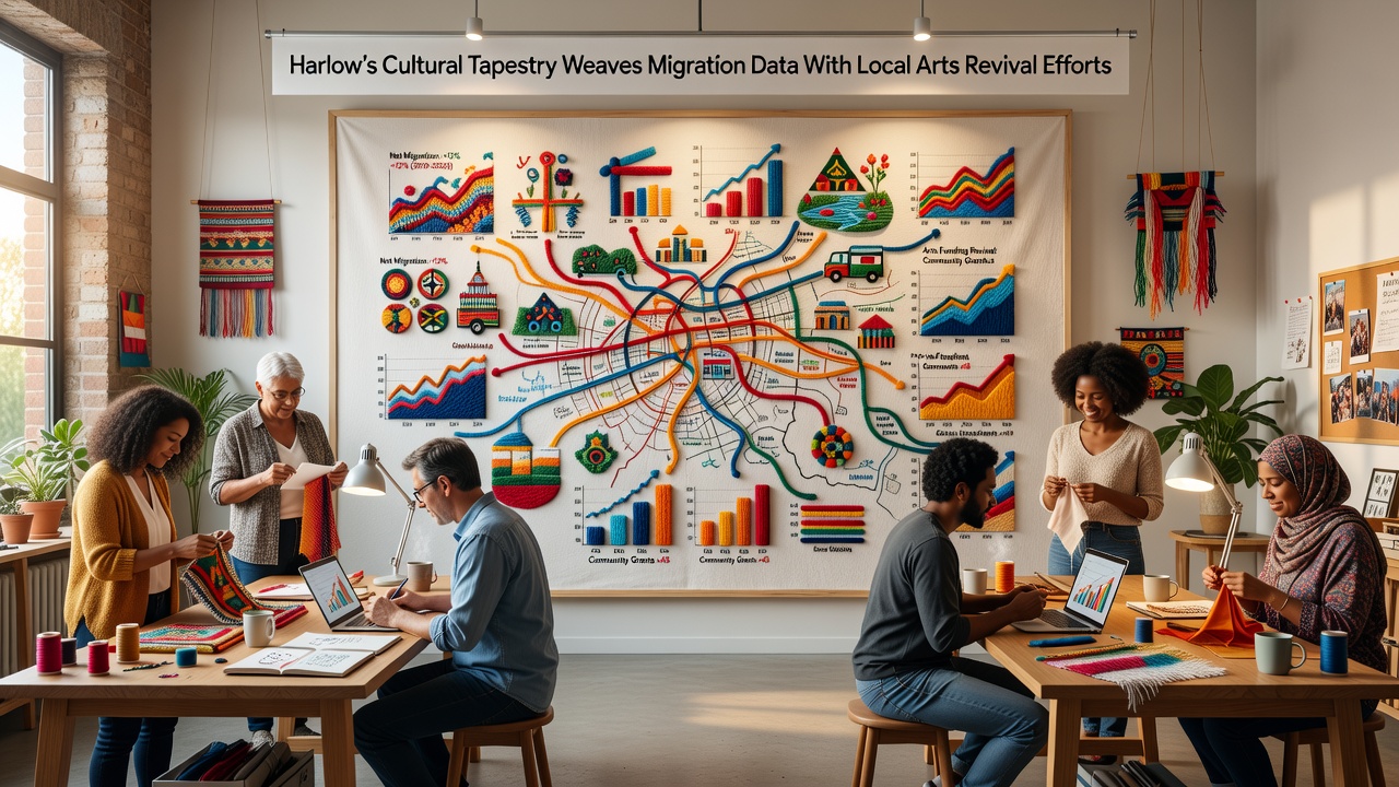 Harlow's Cultural Tapestry Weaves Migration Data With Local Arts Revival Efforts